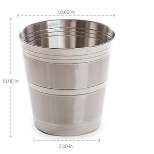 Poubelle en fer la plus vendue, bac à déchets robuste, fabricant en gros pour hôtels, restaurants, bureaux, usines - Product Image 2