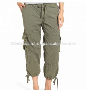 Short de travail respirant pour femmes de la meilleure qualité en coton avec fermeture à glissière basse Style de travail Long pour femmes - Product Image 2