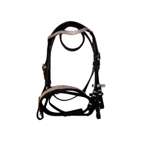 Brida de cuero inglés con productos decorativos Bling Horse - Product Image 1