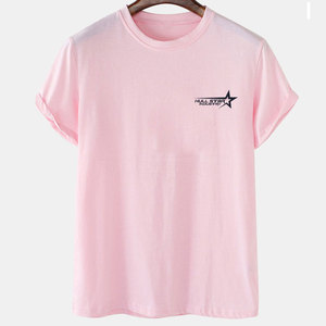 T-shirt imprimé confortable de haute qualité, coupe ample, 100% coton, collection été pour hommes - Product Image 1