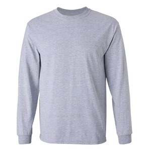 T-shirts à manches longues personnalisés pour hommes, protection solaire UPF 50, vierges, respirants et légers, pour l'été, vente en gros, fabrication OEM - Product Image 2