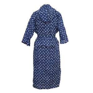 Elegant Cotton Short PJ Set for Women Hand Block Floral Printed Summer Knitted Sleepwear for Home Use in Spring Autumn Seasons - Product Image 4