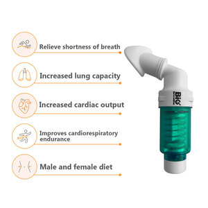 Concentrateur d'oxygène de renforcement musculaire inspiratoire IMT-Green améliorant efficacement la santé respiratoire et la fonction pulmonaire - Product Image 3