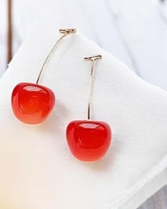 Pendientes de Resina de Diseño Minimalista, Pendientes de Resina de Ajuste Delgado, Pendientes de Resina de un Solo Color, Precio de Fábrica al por Mayor, Artículo Hecho de Resina - Product Image 2