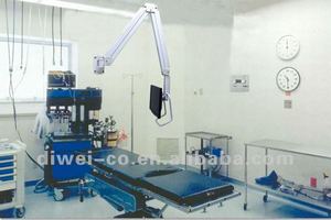 แขนยึดจอ LCD สำหรับโรงพยาบาลแบบบาง พร้อมขายึดผนังและที่จับ รองรับมาตรฐาน VESA 75x75 และ 100x100 มม. หมุนได้ 360 องศา เอียงและหมุนได้ 180 องศา - Product Image 4