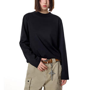 Private Label Women Long Sleeve Yoga Shirts Active <b>Tops</b> Moisture Wicking Fabric Shirts Factory Price USA - Product Image 4