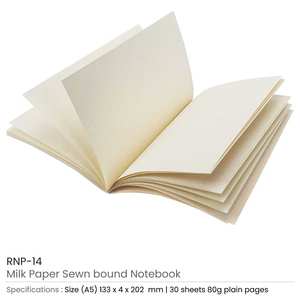 Cuadernos de Dibujo A5 Blancos, 30 Hojas, Papel de 80 GSM, Encuadernación Cosida - Product Image 3