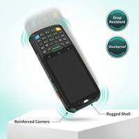 Escáner de Códigos de Barras Android 2026, PDA Resistente con Android 13, 5100mAh, 4G, Wi-Fi, RFID, Escáner de Inventario 1D2D/QR S4