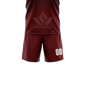 SPARKWELL Men's Soccer Jersey Set Short Sleeve Crew Neck Moisture Wicking 100% Polyester Adult Custom <b>Football</b> <b>Printed</b> <b>Printed</b> - Product Image 3