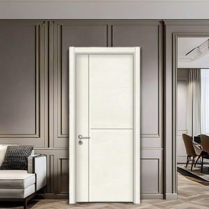 Оптовая продажа, высокое качество, бестселлер, внутренняя дверь для дома, МДФ, белая дверь, деревянная дверь для подвалов и вилл - Product Image 6