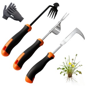 Ensemble de 3 outils de désherbage en acier trempé - Outils de jardin en gros d'Inde - Product Image 2