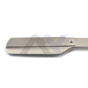 Premium Barber <b>Straight</b> <b>Razor</b> with Solid Wood Handle 3 Hole Design Stainless Steel Shaving <b>Razor</b> for Professional Salon Use OEM - Product Image 2
