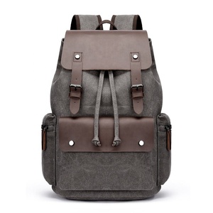 Horsekraft Unisexe Sport-Thème Toile Sac D'ordinateur Portable À La Mode En Cuir Étanche 20-35L Durable En Plein Air Voyage Randonnée Camping - Product Image 1