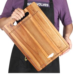 เขียงไม้สำหรับใช้ในครัวเนื้อแข็งทนทานและพื้นผิวเรียบสำหรับเขียงใช้งานประจำวัน - Product Image 3