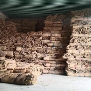 Jute Sacks with Cotton for Agricultural Goods <b>Packaging</b> Durable Gunny Bags for Rice Grain Seeds Corn Farm Produce Silk Printed - Product Image 3