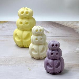 Molde de Silicona para Vela de Aromaterapia con Forma de Fantasma de Calabaza, Juguete de Fantasma para Halloween, Molde de Yeso y Resina Epoxi - Product Image 3