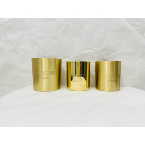 Wholesale Luxury Brass Gold Metal <b>Candle</b> Jar Empty Custom Logo Engraved <b>Candle</b> Vessel For DIY <b>Candle</b> Making And Elegant Home - Product Image 4