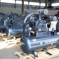 Compresseur à piston Kaisheng&Kaishan 1,2 m³/min 30 bars 15 kW refroidi par air portable pour l'industrie animale, la fabrication, le moulage et l'embouteillage