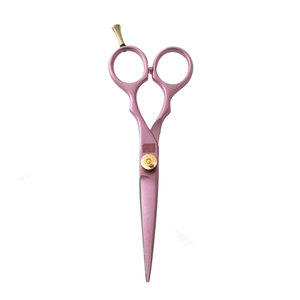 Fabrication de qualité supérieure de ciseaux de coiffure légers de conception allemande, couleur rose pastel, et ciseaux de barbier de GERVET. - Product Image 2
