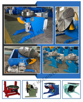 Positionneur de soudage automatique 300 kg à 50 tonnes, table rotative robuste de type assis, commande VFD, télécommande sans fil, garantie 1,5 an