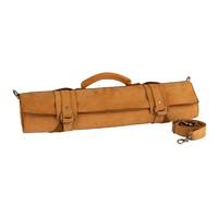 Bolsa Enrollable para Cuchillos de Chef, de Cuero Genuino, Ecológica, Ligera, Clásica, Portátil, Personalizada, Duradera, Diseño OEM Nuevo, LKR-0392