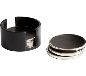 High Quality Design Horn Coaster Buffalo horn Coaster Tea Coaster Place Mats Natural Square Horn Coaster At very good sell Price - Product Image 3