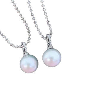 Collar de Perlas Naturales de Cabeza de Serpiente de Color Blanco Claro de 7-8 mm, Ligeramente Imperfecto, Serie de Inyección de Oro de 14K 1 - Product Image 5