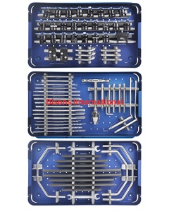 Juego de Instrumentos Ortopédicos de Acero Inoxidable BISONS, Fijador Externo Grande, Sistema Tubular AO, Kit de Instrumentos Quirúrgicos para Trauma - Product Image 1