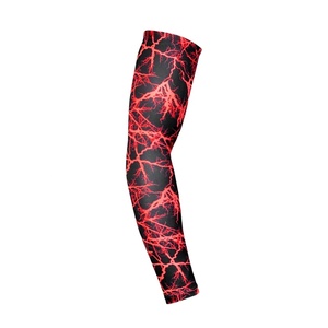 Manchon de compression pour cyclisme, protection UV, évacuation de l'humidité, logo personnalisé par sublimation, élastique, rafraîchissant, course à pied, sport, vente en gros - Product Image 4