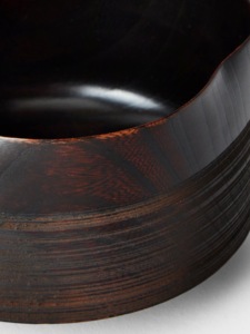 Bol de service moderne en bois naturel, poli, rustique, écologique, pour salades, fruits, collations, vaisselle de fête jetable, maison et cuisine - Product Image 3