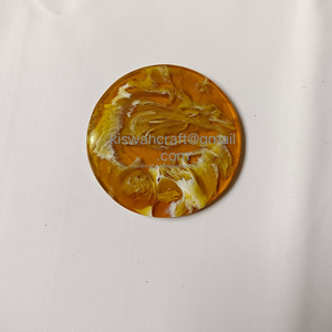 Sous-verres ronds en résine de haute qualité avec effet océanique personnalisé pour la maison et les restaurants à prix avantageux - Product Image 1