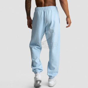 Pantalon de survêtement homme décontracté et confortable, taille mi-haute, 100% coton, ajustement élastique réglable, pour usage quotidien, look moderne et élégant - Product Image 3