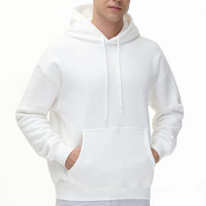 Pull à capuche en molleton de coton surdimensionné pour homme, nouvelle collection hiver, best-seller, avec poche - Grande taille - Product Image 5