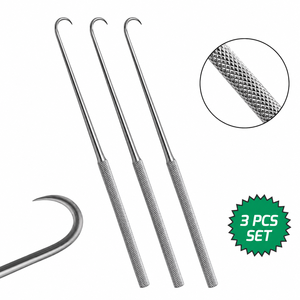Juego de 3 Retractores Quirúrgicos Joseph Skin de Gancho Simple con Punta Afilada de 6.25 Pulgadas, Instrumentos Quirúrgicos Alemanes Gr, Certificación CE, Uso Hospitalario - Product Image 6