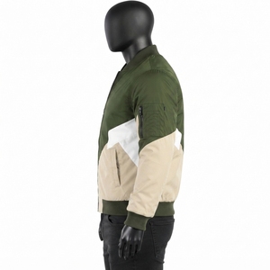 Custom Men's <b>Winter</b> High Street Bomber <b>Jacket</b> 100% Polyester/Cotton Soft Shell Bonded Plus Size Stand Collar ODM <b>Waterproof</b> - Product Image 6