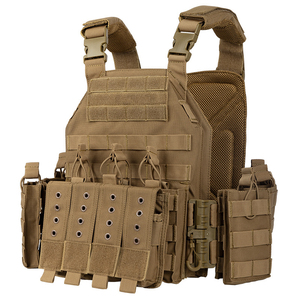 เสื้อกั๊กยุทธวิธี MOLLE เสื้อกั๊กอเนกประสงค์แบบปรับได้สำหรับกิจกรรมกลางแจ้ง รองรับน้ำหนักได้ พร้อมช่องใส่ของหลายช่อง สายรัดลายพรางที่ทนทาน - Product Image 5