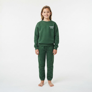 Conjunto Deportivo de Algodón Premium para Niños, Sudadera y Pantalones Jogger a la Moda, Ropa Casual, Fabricante de Ropa OEM ODM - Product Image 1