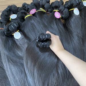 N.A.H Extensiones de cabello vietnamita crudo sin procesar Sedoso Suave Natural Sedoso Onda recta Suelta Onda profunda Paquete de cabello humano - Product Image 2