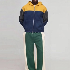 Conjunto Deportivo Ligero con Capucha para Hombre, Chaqueta con Cierre Completo y Pantalones Jogger a Juego, Estilo Casual Deportivo para Invierno, Corte Regular, Poliéster - Product Image 5
