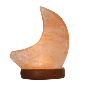 Best Selling Hand Carved Natural <b>Crystal</b> Table Lamp with Personalized Logo OEM Manufacturing Luxury Himalayan <b>Moon</b> Salt Lamp - Product Image 1