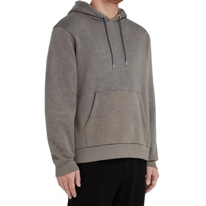 Sweat à capuche personnalisé en molleton 100% coton, délavé à l'acide, teint uni, respirant, coupe-vent, avec poches, nouveau style hiver, basiques, impression de logo personnalisée - Product Image 1