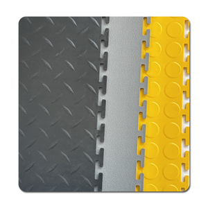 500*500*6mm PVC <b>Garage</b> Tiles Anti-slip Interlocking Coin <b>Flooring</b>/<b>cheap</b> Floor /High-strengh Plastic Removable <b>Garage</b> Floor - Product Image 1