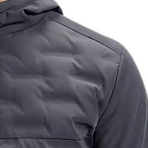 <b>Mens</b> Quilted Technical Funnel Neck <b>Jacket</b> Hybrid <b>Lightweight</b> Insulated Windproof Outdoor Casual <b>Jacket</b> for Winter Travel and - Product Image 5