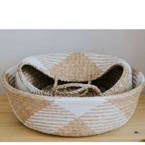Vietnam Belly <b>Basket</b> Seagrass Handmade Woven Storage <b>Basket</b> for Home Organization Wholesale Supplier OEM Manufacturer - Product Image 3