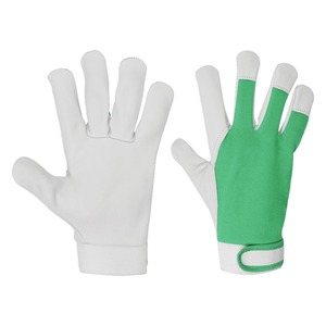 ถุงมือทำงาน/ถุงมือทำงานถุงมือนิรภัยคุณภาพสูงหนังลายหนังปกป้องมือ - Product Image 4