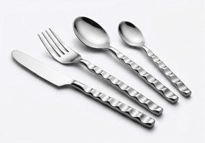 Ensemble de couverts réutilisables chauds de qualité supérieure en acier inoxydable 304 vente en gros espace personnalisé élégant cadeaux de fête d'affaires CLASSIC - Product Image 5