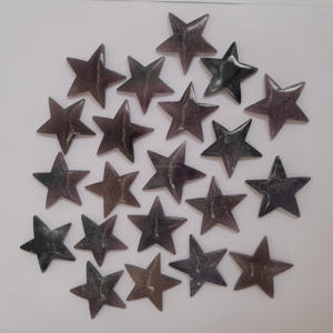 Vente en gros d'agate de raisin naturel d'Indonésie de haute qualité cabochon en forme d'étoile pierres précieuses artisanat cristal de guérison 3x3cm - Product Image 4