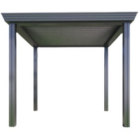 Besace — Pergola d'extérieur à lames pliables en aluminium, jardin, Grain de bois, terrasse d'arrière-cour, perche, bicromatique, prix et design