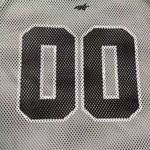 Custom Streetwear Mesh Football Jersey Oversized <b>Hip</b> Hop Unisex V-Neck Graphic Sublimated Print Athletic Tops Anti-Bacterial - Product Image 3