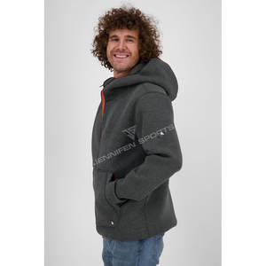 เสื้อฮู้ดซิปโอเวอร์ไซส์สไตล์วินเทจสำหรับฤดูใบไม้ร่วงและฤดูหนาว - ชุดลำลองสำหรับเล่นกีฬา วิ่งกลางแจ้ง แฟชั่นทันสมัย ผ้าฝ้ายแท้ 100% ย้อมสีพื้น - Product Image 5